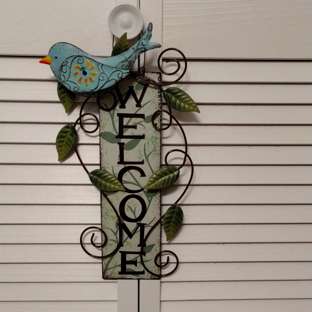 Bird Welcome hanging